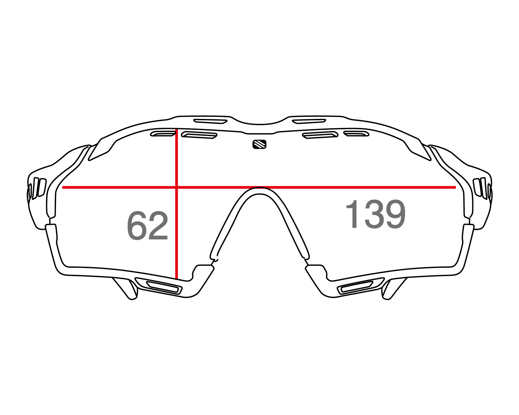 CUTLINE 製品情報 RUDY PROJECT JAPAN(ルディプロジェクトジャパン) (RUDYPROJECT) サングラスアクセサリー カットライン クロマティック フルカスタム キット グレイ ブラック テンプルラバー(1セット)、エルゴノーズIX(1セット)、エンブレム(1セット)、